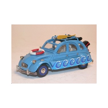 Miniature Citroen 2CV amphibie Gauloises
