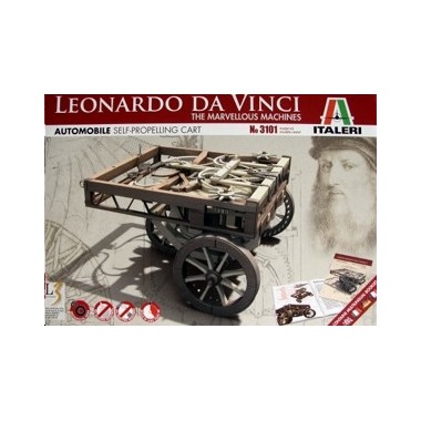 Maquette Chariot autopropulsé de Leonard de Vinci