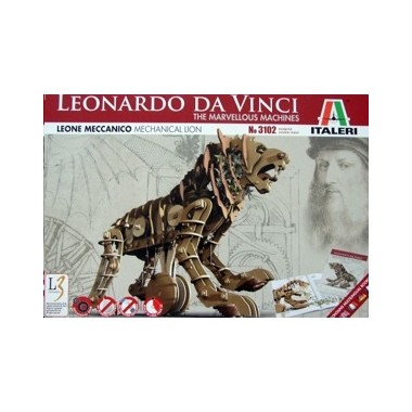 Maquette Lion mécanique, de Leonard de Vinci