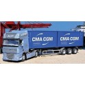 Maquette Daf XF-105 porte-containers CMA-CGM