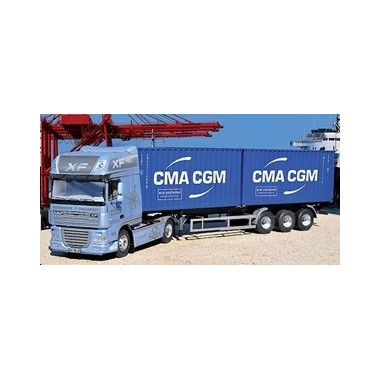 Maquette Daf XF-105 porte-containers CMA-CGM