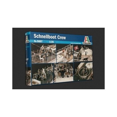 Figurines maquettes Equipage Schnellboot, 2ème GM