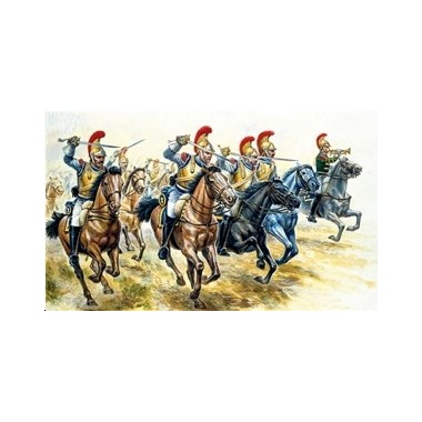 Figurines maquettes Cavalerie lourde française, 1er Empire