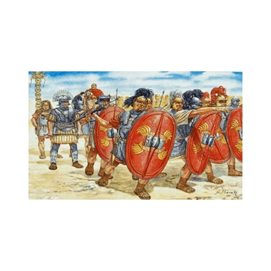 Figurines maquettes Infanterie romaine, 1e siècle av J.-C.