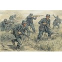Figurines maquettes Infanterie allemande, 2ème GM