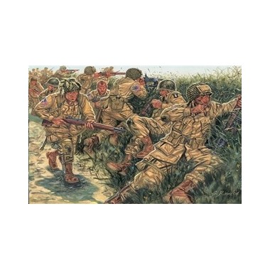Figurines maquettes Parachutistes U.S., 2ème GM