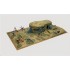 Maquette bunker et accessoires, 2ème GM