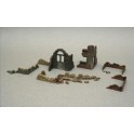 Maquette murs et ruines, 2ème GM