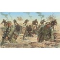 Figurines maquettes Infanterie allemande Afrika Korps, 2ème GM