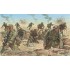 Figurines maquettes Infanterie allemande Afrika Korps, 2ème GM
