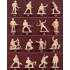 Figurines maquettes Infanterie allemande Afrika Korps, 2ème GM