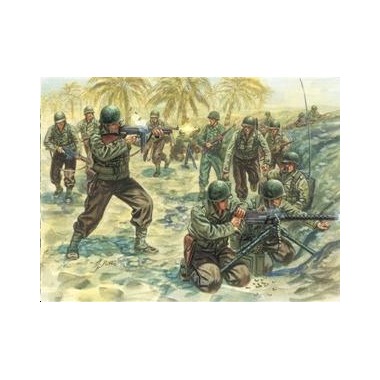 Figurines maquettes Infanterie U.S., 2ème GM