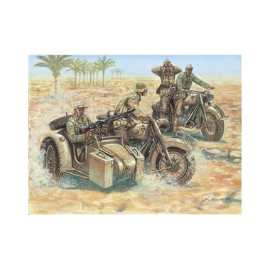 Figurines maquettes Motos allemandes, 2ème GM