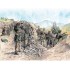 Figurines Parachutistes allemands en uniforme tropical, 2ème GM