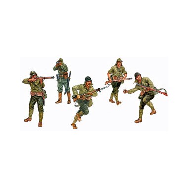 Figurines maquettes Infanterie japonaise, 2ème GM 