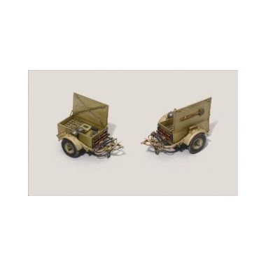 Maquette Remorques à munitions SD 51 allemandes, 2ème GM Maquette Remorques à munitions SD 51 allemandes, 2ème GM