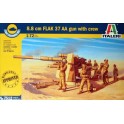 Maquette Flak 8.8cm 37 AA, 2ème GM