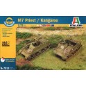 Maquette M7 Priest 105mm HMC, 2ème GM