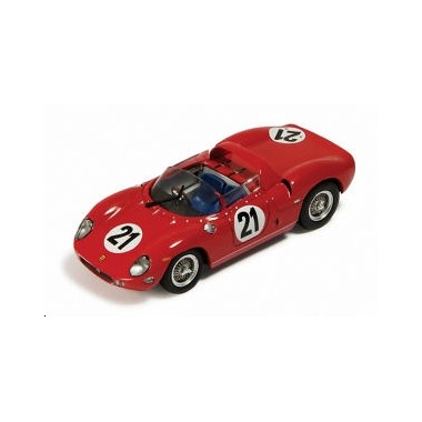 Miniature Ferrari 250P Bandini 21 Vainqueur Le Mans 1963
