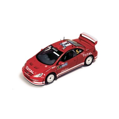Miniature Peugeot 307 WRC Gronholm 5 Vainqueur Rallye Finlande 2004