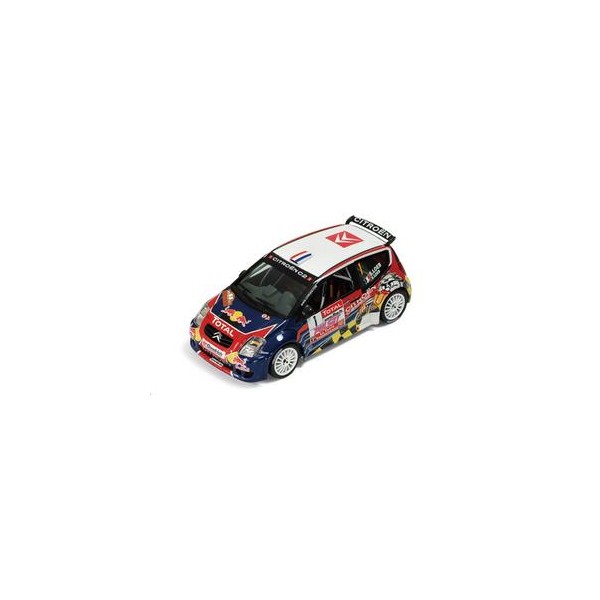 Miniature IXO 1/43 – Citroën C2 S1600 #1, Rallye Du Var 2008, 3ème, RAM308
