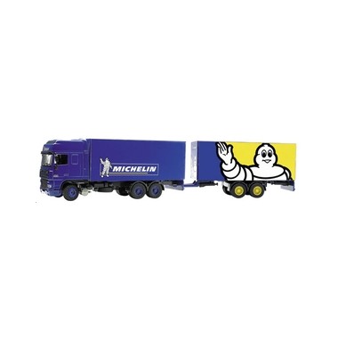 Miniature Daf XF Porteur + Remorque Michelin