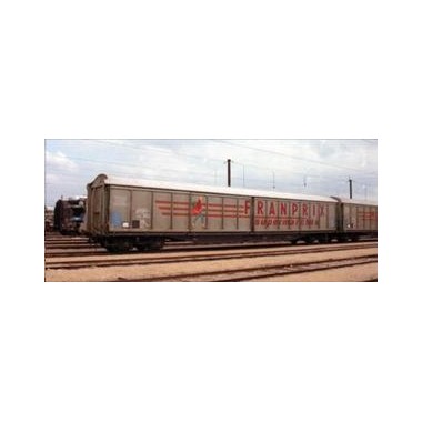 Wagon couvert "Franprix" SNCF Epoque 5