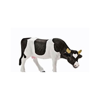 Figurine Vache Noire et blanche