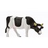 Figurine Vache Noire et blanche