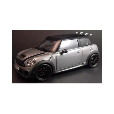 Miniature BMW Mini Cooper John Cooper Works Gris métallisé