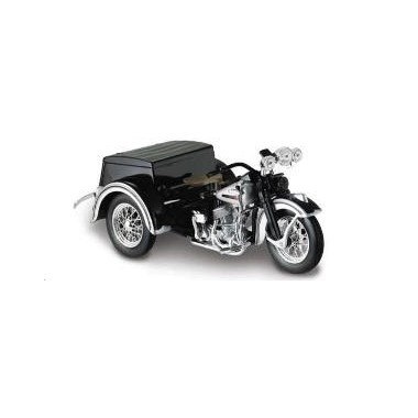 Miniature Harley Davidson Servi-car noire 1947