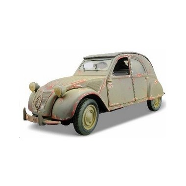 Miniature Citroen 2CV "Sortie de grange" 1952