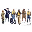 Figurines maquettes Pilotes célèbres, 2ème GM