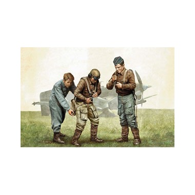 Figurines maquettes Pilotes de la Luftwaffe, 2ème GM