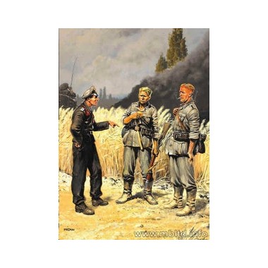 Figurines Tankiste et Infanterie allemande, 2ème GM 1939/1941