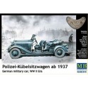 Maquette Polizei-Kübelsitzwagen 1937, 2ème GM 