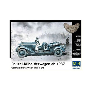 Maquette Polizei-Kübelsitzwagen 1937, 2ème GM 