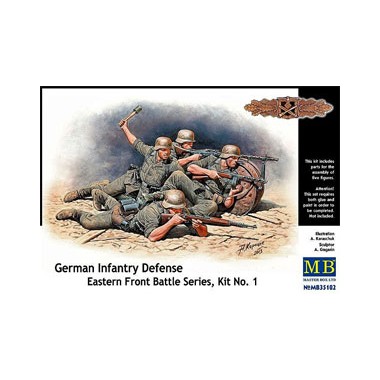 Figurines Maquettes Infanterie allemande Front de l'Est, 2ème GM