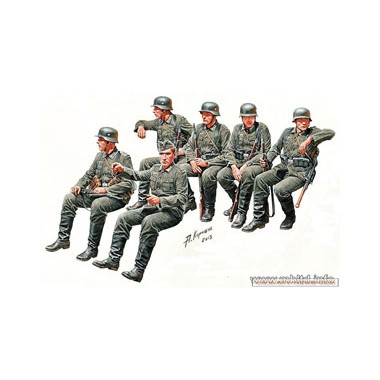 Figurines Maquettes De Retour du Front, 2eme GM