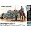 Maquette Urgent dispatch. Sd.Kfz.2 T. 170 with crew, 2eme GM