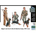 Figurines maquettes Service cynophile US Marines - 2e GM