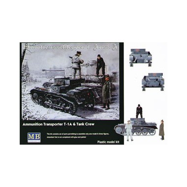Maquette Munitionsschlepper T-1A avec équipage, 2ème GM