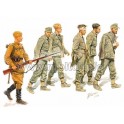 Figurines maquettes Prisonniers allemands, 2ème GM 1944