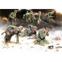 Figurines maquettes Panzergrenadiers allemands, 2ème GM 1939/1942