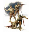 Figurines maquettes Infanterie U.S., 2ème GM Normandie Juillet 44