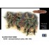 Figurines maquettes Fantassins allemands en action, 2ème GM