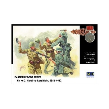 Figurines maquettes Combat au corps à corps, 2ème GM 1941/1942