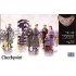 Figurines maquettes Point de contrôle allemand, 2ème GM