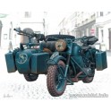 Maquette BMW R75 side-car allemand, 2ème GM
