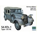 Maquette vehicule d'Etat-major allemand Sd.Kfz.1 Type 170 VK, 2ème GM 